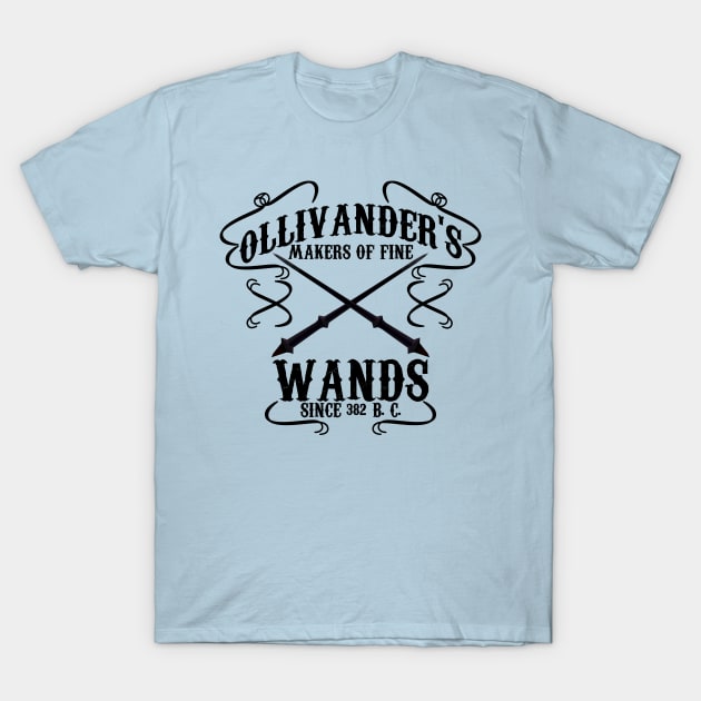 Ollivanders Wands T-Shirt by cInox